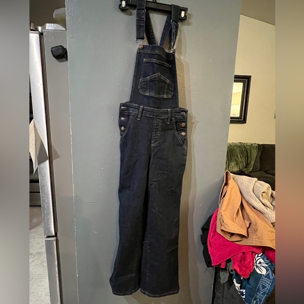 Judy blue Women's Dark Blue Denim Overalls